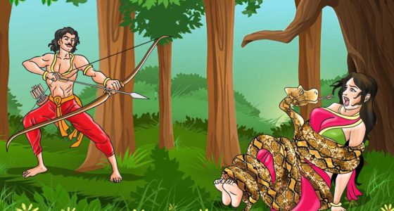 Ambika battles the mighty Shumbha - Katha Kids