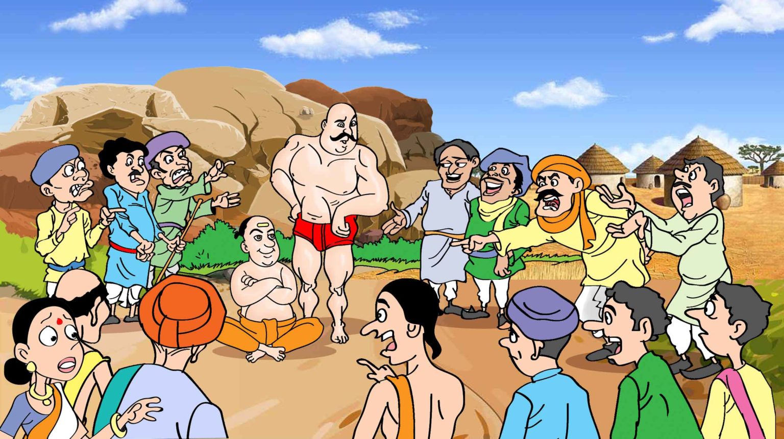 Tenali Raman and the weight lifter Katha Kids